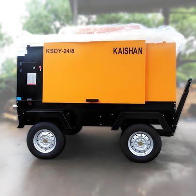 광업, 심정 등에서 내구성이 뛰어나고 강력한 이동식 공기 압축기에 적합