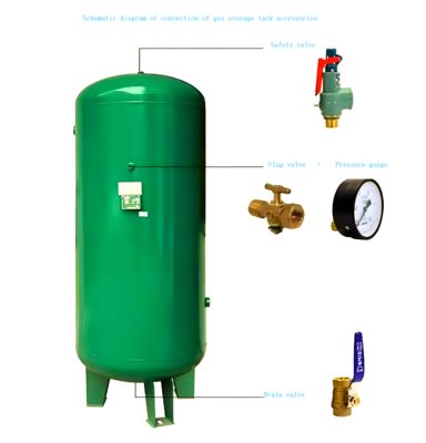 용량 0.3-100m3의 가스 저장 탱크